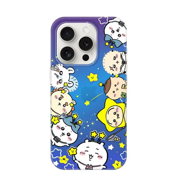 Japanese Cartoon ChiiKawa Shooting Star iPhone Case 13 14 15 Pro Promax KawaiiGiftLand