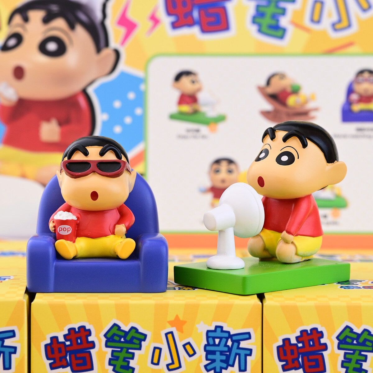 Crayon Shin-chan 2-figure set: Movie-watching Moments and Enjoy the Fan