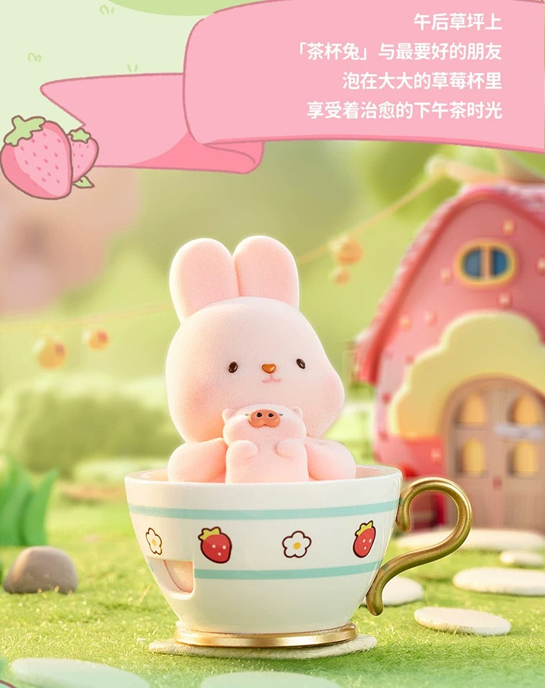 Momo with Bunny Kawaii Lovely Characters | Strawberry Town -Toy Collection Mystery Blind Box KawaiiGiftLand