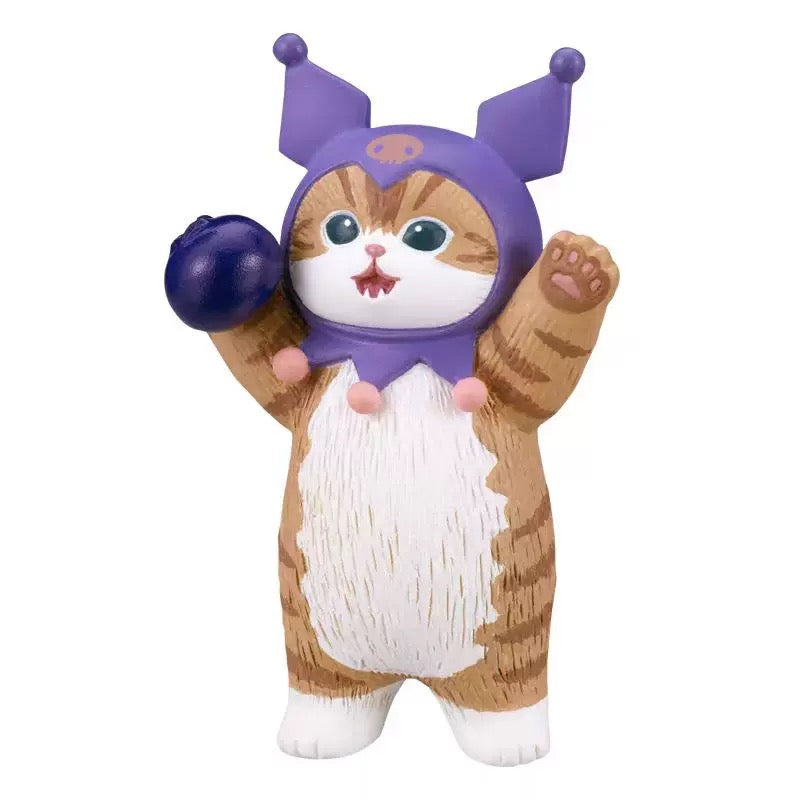 Japan Kitan Club Sanrio Characters x Mofusand Part 2 | Hello Kitty My Melody Kuromi Hangyodon AhirunoPekkle - Full Set of 5 KawaiiGiftLand