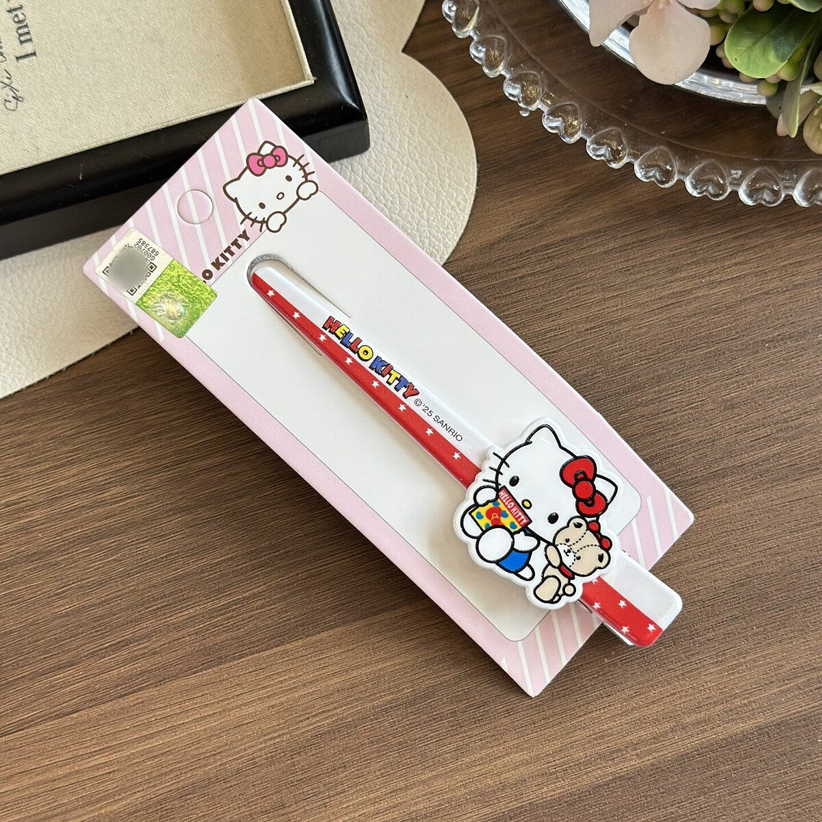 Hello Kitty star long bar hair clip 12.5cm - Sanrio licensed hair accessory