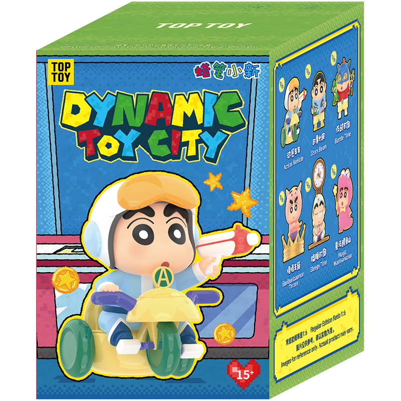 TOPTOY Crayon Shin-chan Dynamic Toy City Series blind box product box front view