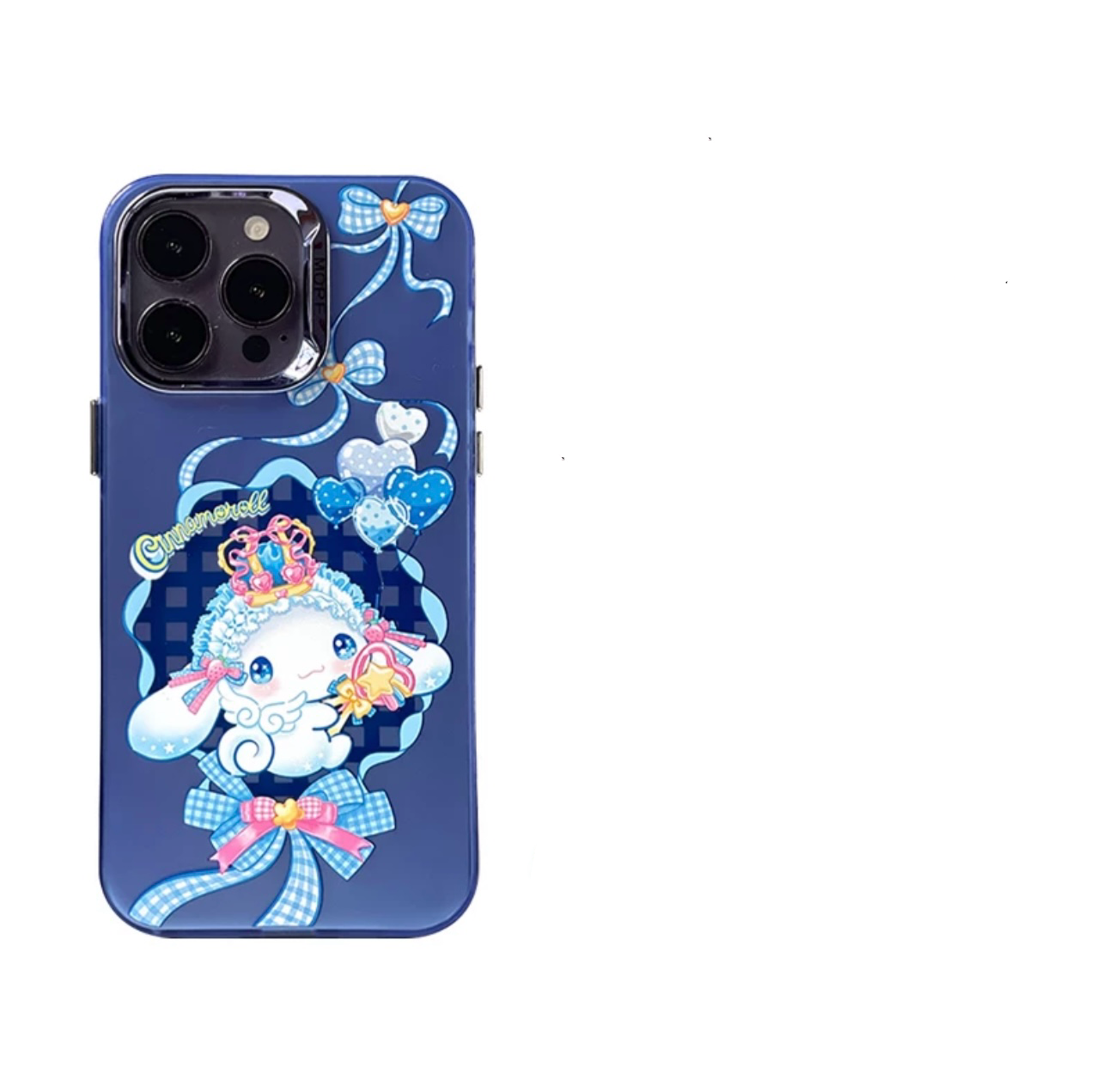 Japanese Cartoon Sanrio Sweet Angel | Cinnamoroll Laser Colour Clear - iPhone Case 11 12 13 14 15 16 Pro Promax KawaiiGiftLand
