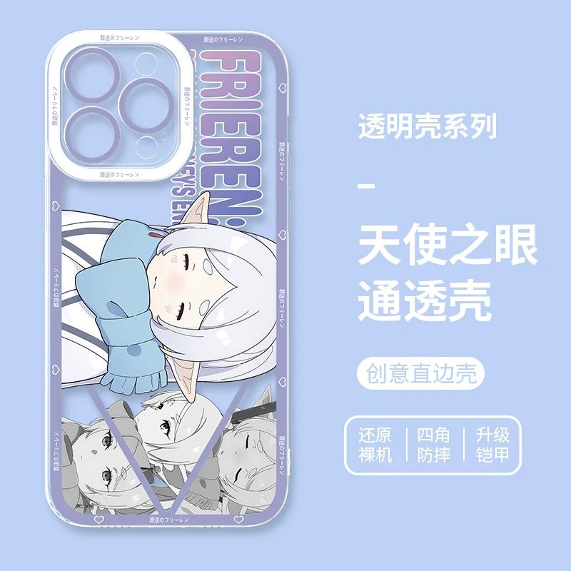 Japanese Anime FRIEREN | Frieren & Fern 6 Styles - iPhone Case PLUS SE2 XS XR X 11 12 13 14 15 16 16e 17 17e Pro Promax 12mini 13mini
