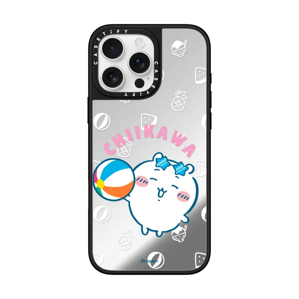 Japanese Cartoon ChiiKawa Mirror Phone Case | ChiiKawa Hachiware Usagi Summer Time Party Part2 6 Styles - iPhone Case 12 13 14 15 16 17 Pro Promax