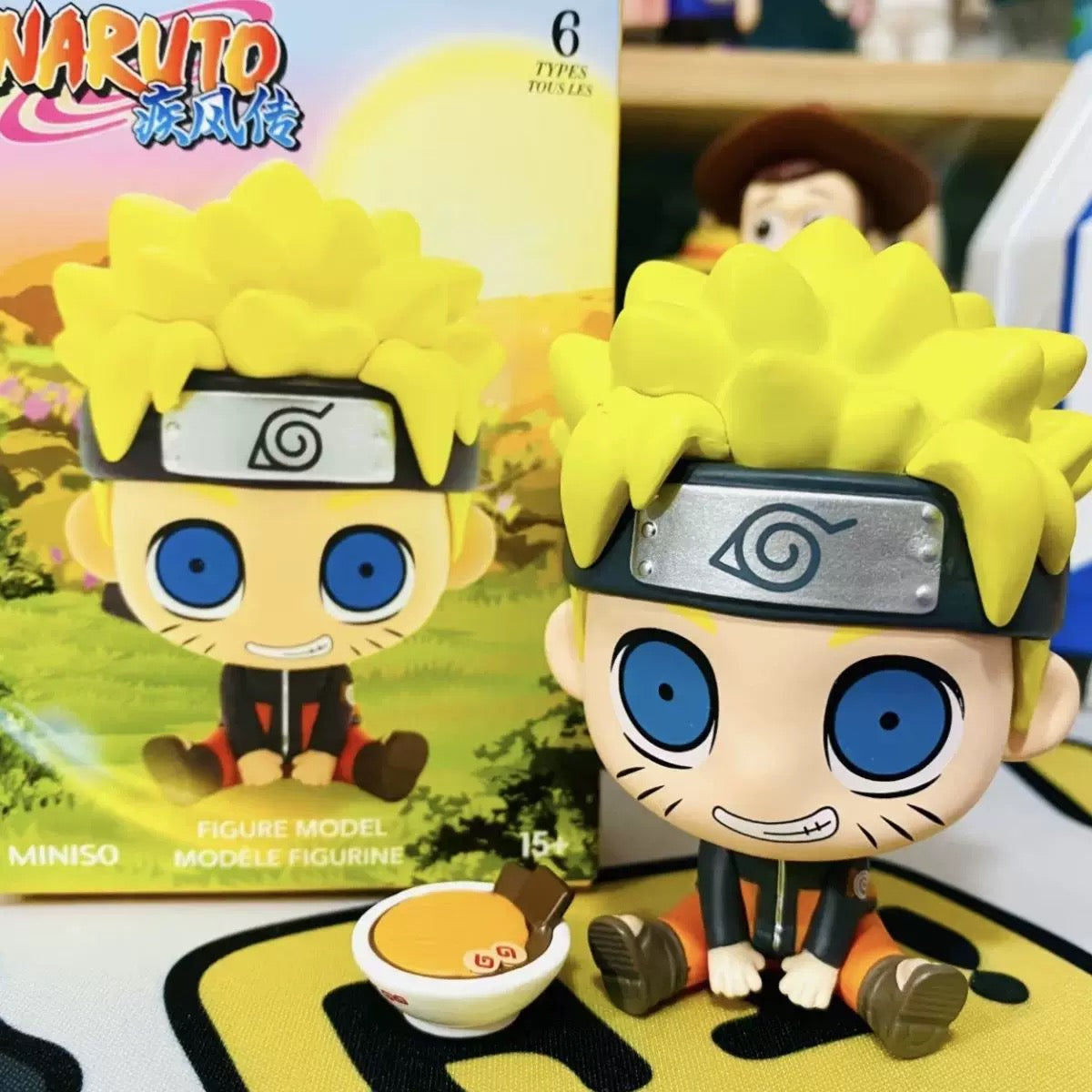 Miniso X Naruto Ninja Mini Sitting Part 1 Series Limited Edition | Naruto Shippuuden Naruto Sasuke Sakura Kakashi Gaara Lee -  Figure Keychain Collectable Toys Mystery Blind Box