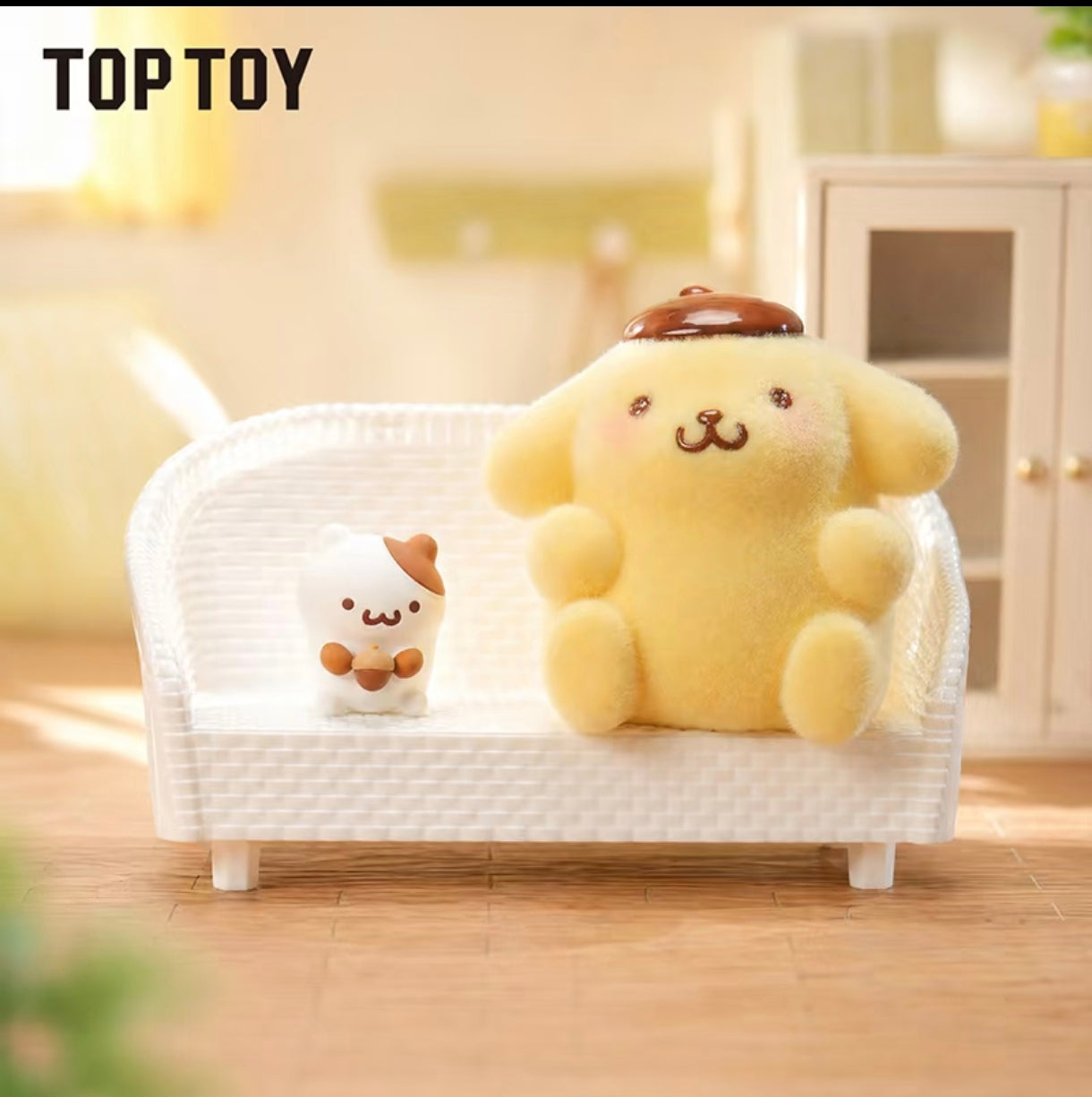 TOPTOY x Sanrio Pompompurin Floofy Daily Series Mystery Blind Box – Kawaii Collectible Figure & Desktop Decor