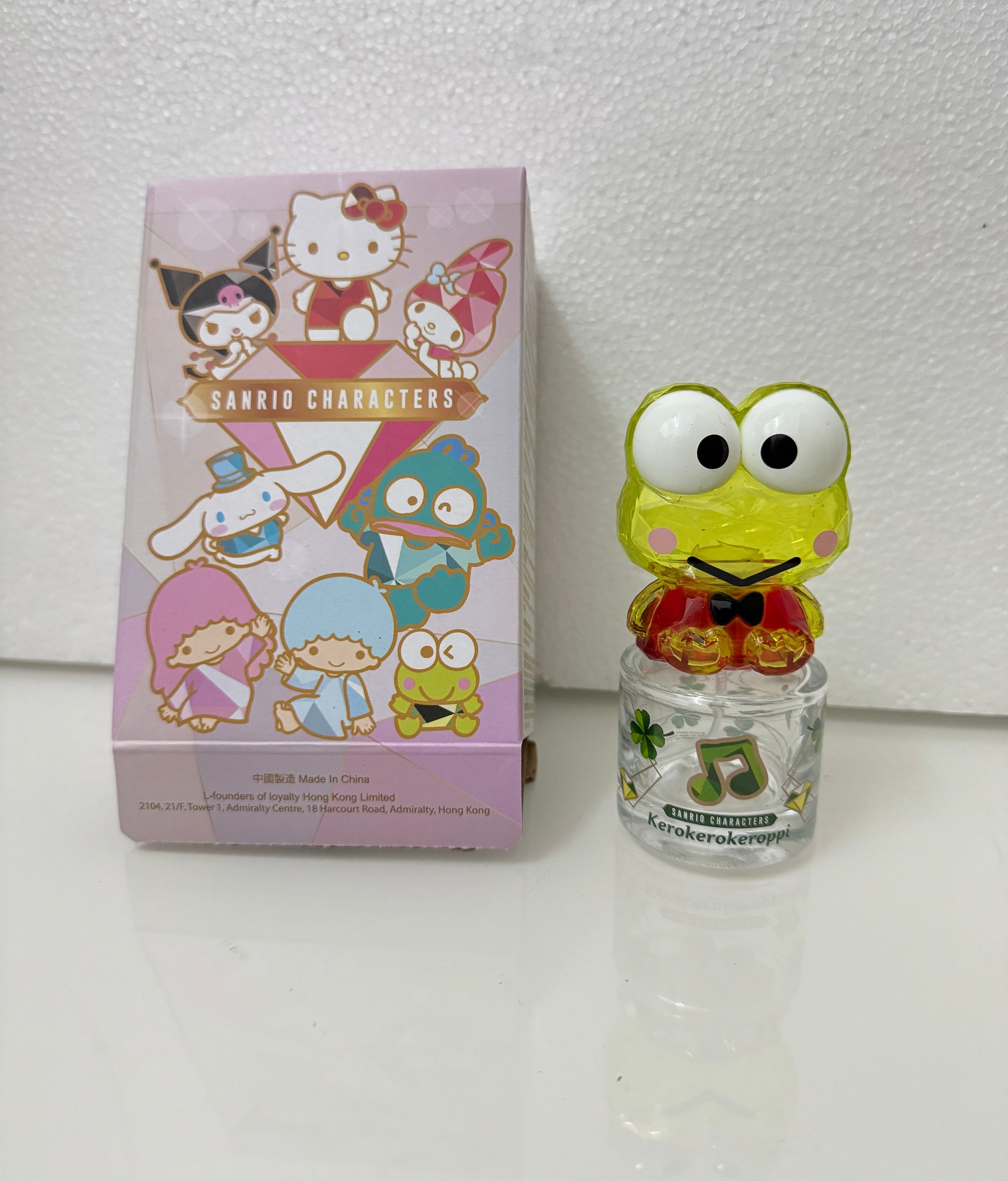 Sanrio Characters Crystal Style Perfume Bottle | KeroKeroKeroppi Keroppi - Convenience Store Limited Collectable Toys Mystery Blind Box