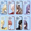 Japanese Anime Fate Stay Night Half Big Face Drawing Style | Artoria Pendragon Saber Tohsaka Rin Medusa Gilgamesh Emiya Shirou Kotomine Kirei Matou Sakura - iPhone Case PLUS SE2 XS XR X 11 12 13 14 15 16 16e 17 17e Pro Promax 12mini 13mini
