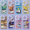 Japan Cartoon Pokemon Game Pixel Version | Bulbasaur Charmander Squirtle Pikachu Eevee Gengar Mew Mewtwo - iPhone Case PLUS SE2 XS XR X 11 12 13 14 15 16 16e 17 17e Pro Promax 12mini 13mini