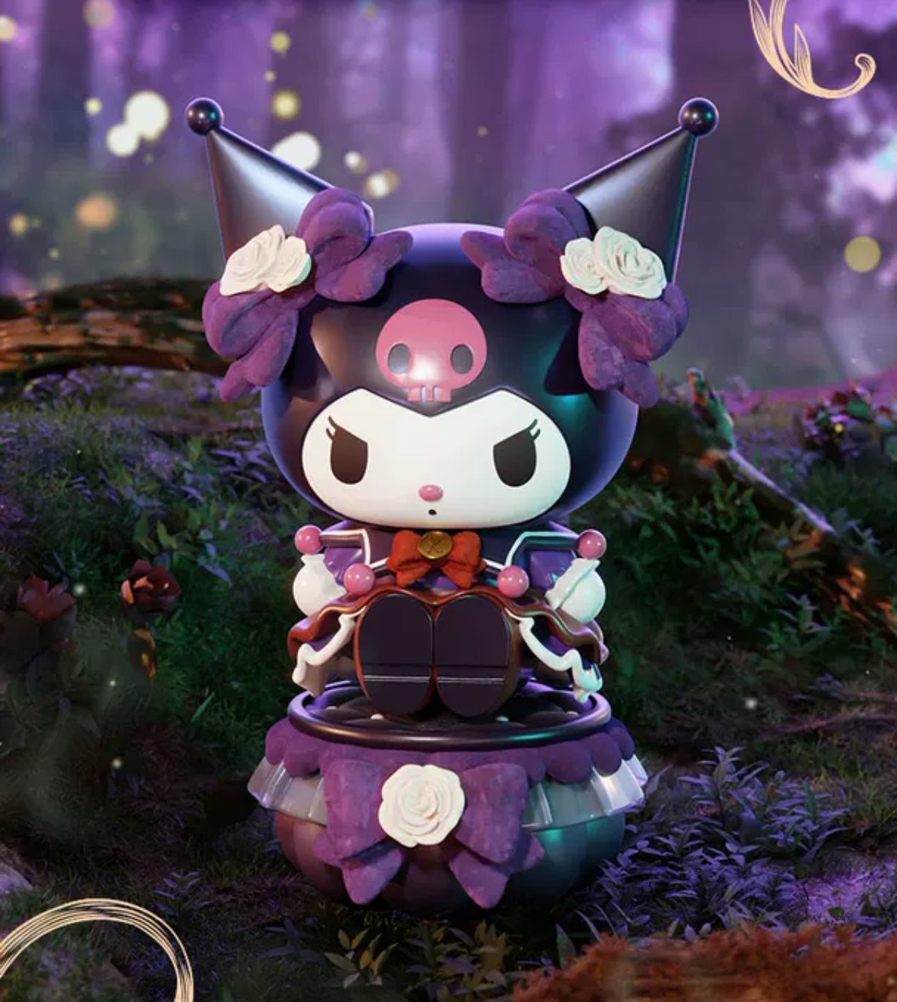 Sanrio Characters My Melody & Kuromi | Gothic Lolita Little Storage Box 18cm Figure - Toy Collection KawaiiGiftLand