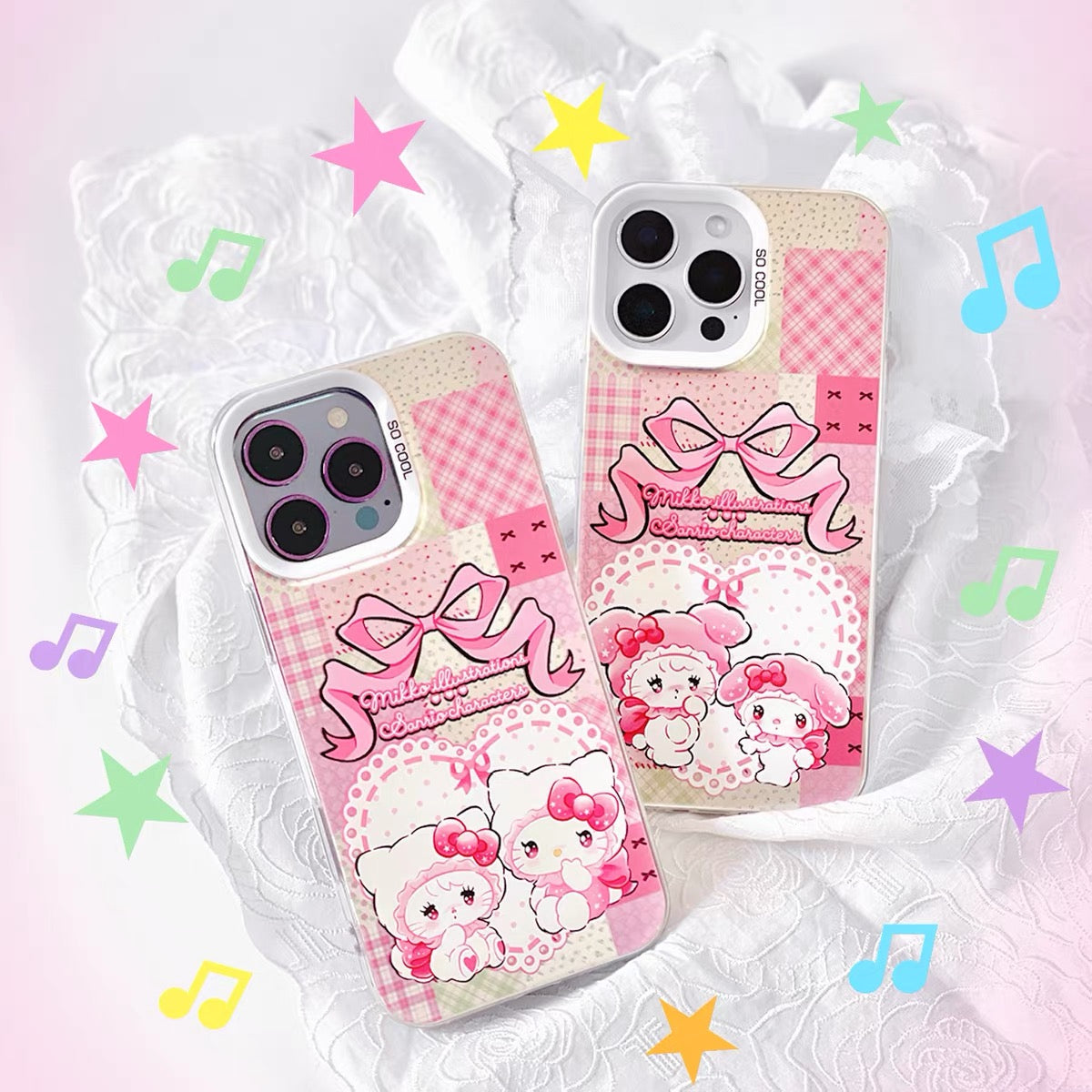 Sanrio | Hello Kitty x Mousse | iPhone Case | iPhone 17 Air | angle view