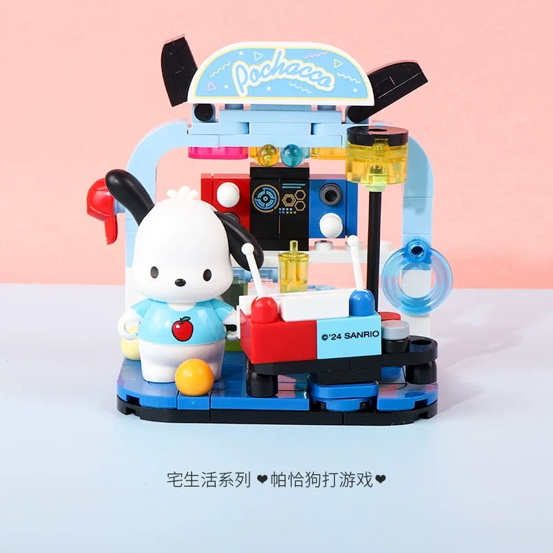 Sanrio Home Life Series | Hello Kitty My Melody Kuromi Cinnamoroll Pompompurin Pochacco -  Building Blocks Toy Collections KawaiiGiftLand