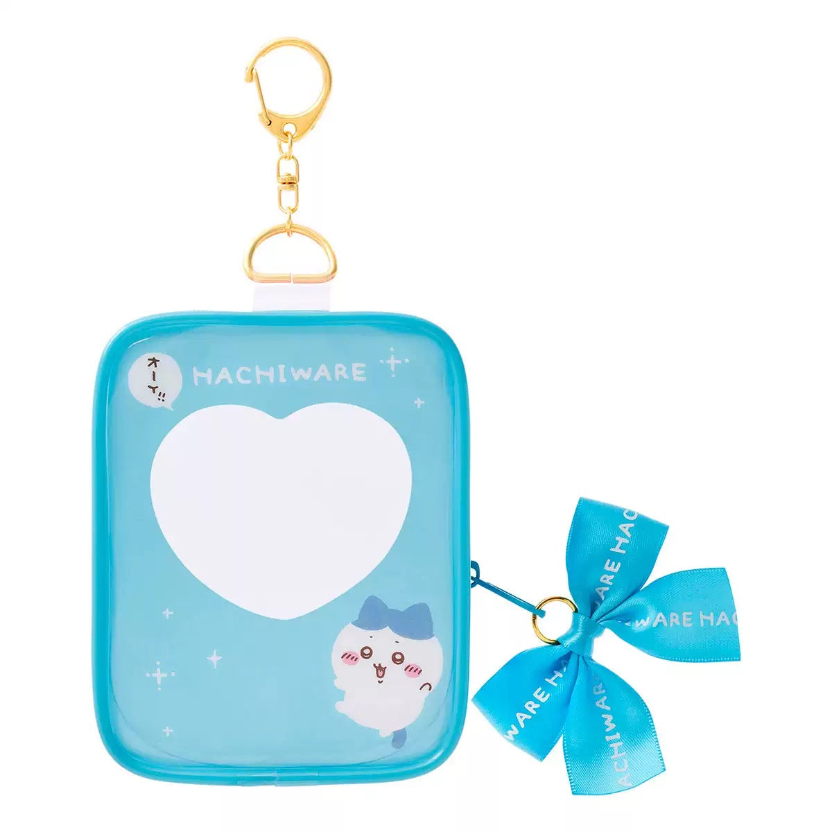 Japanese Cartoon Chiikawa Plastic with Ribbon Itabag Bag Keychain | ChiiKawa Hachiware Usagi Momonga Kurimanju Rakko Shisa Kani - Kawaii Items Can Put in Dolls Keep Dolls Clean KawaiiGiftLand