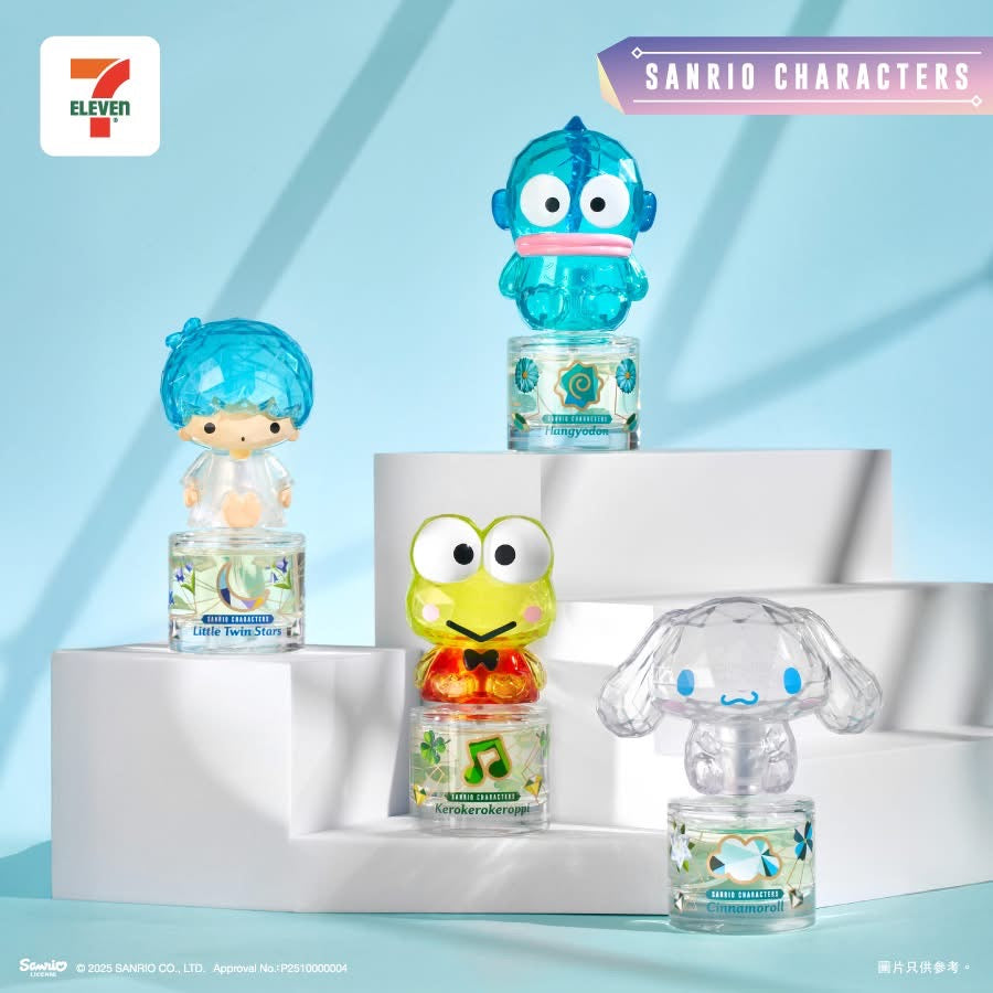 Sanrio Characters Crystal Style Perfume Bottle | KeroKeroKeroppi Keroppi - Convenience Store Limited Collectable Toys Mystery Blind Box