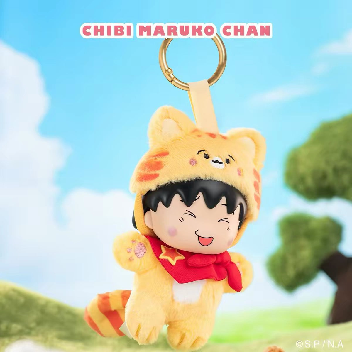 Miniso x Chibi Maruko Chan | Lovely Kitten Part 1 Series - Vinyl Face Plush Doll Figure Keychain Collectable Toys Mystery Blind Box