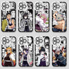 Japanese Anime Kimetsu no Yaiba Demon Slayer Comic with Anime Style | Himejima Obanai Mitsuri Inosuke Rengoku Shinobu Kanao - iPhone Case PLUS SE2 XS XR X 11 12 13 14 15 16 16e 17 17e Pro Promax 12mini 13mini
