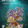 Loz Building Mini Block Adventure Theme | Fairy Tree House 3991pcs - with GID Blocks Lights Children Gift DIY Handmade Gift