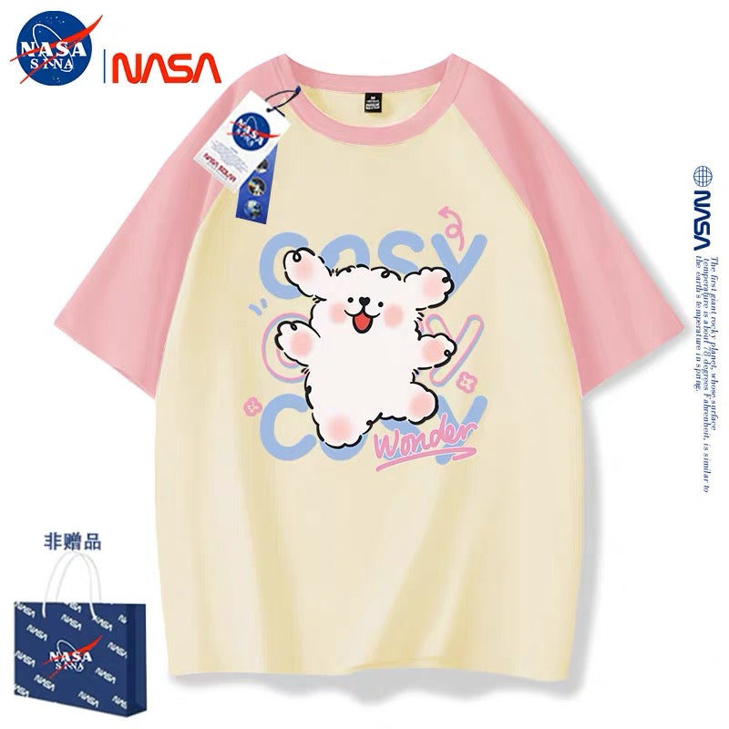 Cute Cartoon Doggie Maltese Puppy Style T-Shirt Series | Say Hello with Smile Part3 - Kawaii Fashion Items for Child & Adult