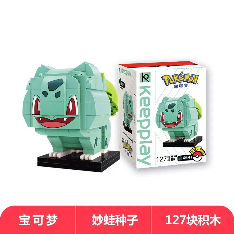 Pokemon Character Build Blocks | Pikachu Charmander Squartle Bulbasaur Eevee Psyduck - Building Blocks Toy Collections KawaiiGiftLand