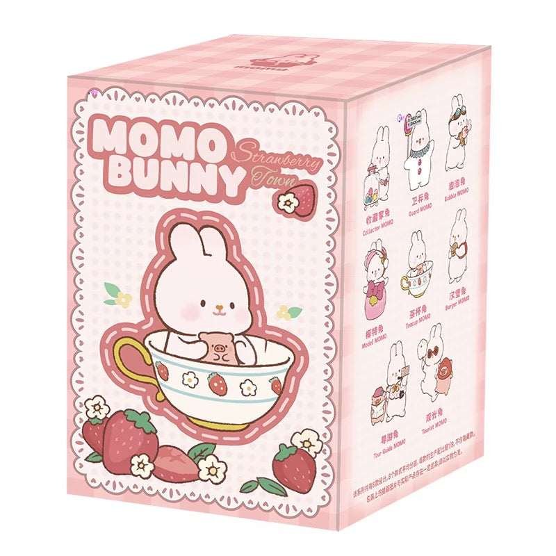 Momo with Bunny Kawaii Lovely Characters | Strawberry Town -Toy Collection Mystery Blind Box KawaiiGiftLand