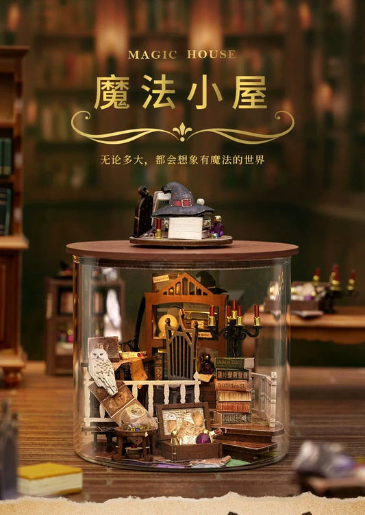 Craft Kits Dream Bottle Series | Magic World Magic House - DIY Handmade Mini World Miniature Gift Magic School