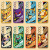 Japan Cartoon Pokemon Postal Street Style | Pikachu Gengar Squirtle Psyduck Mimikyu Bulbasaur Charmander Eevee - Phone Case Samsung Galaxy S26 S25 S24 S23 S22 S21 FE Ultra Edge