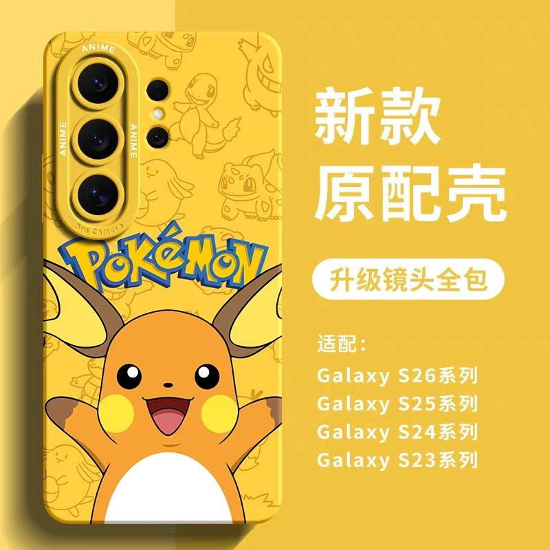 เคสซิลิโคนลายการ์ตูนญี่ปุ่นโปเกมอน | โทเงปิ ไรชู บลาสทอยส์ - เคสโทรศัพท์ Samsung Galaxy S26 S25 S24 S23 FE Ultra Edge