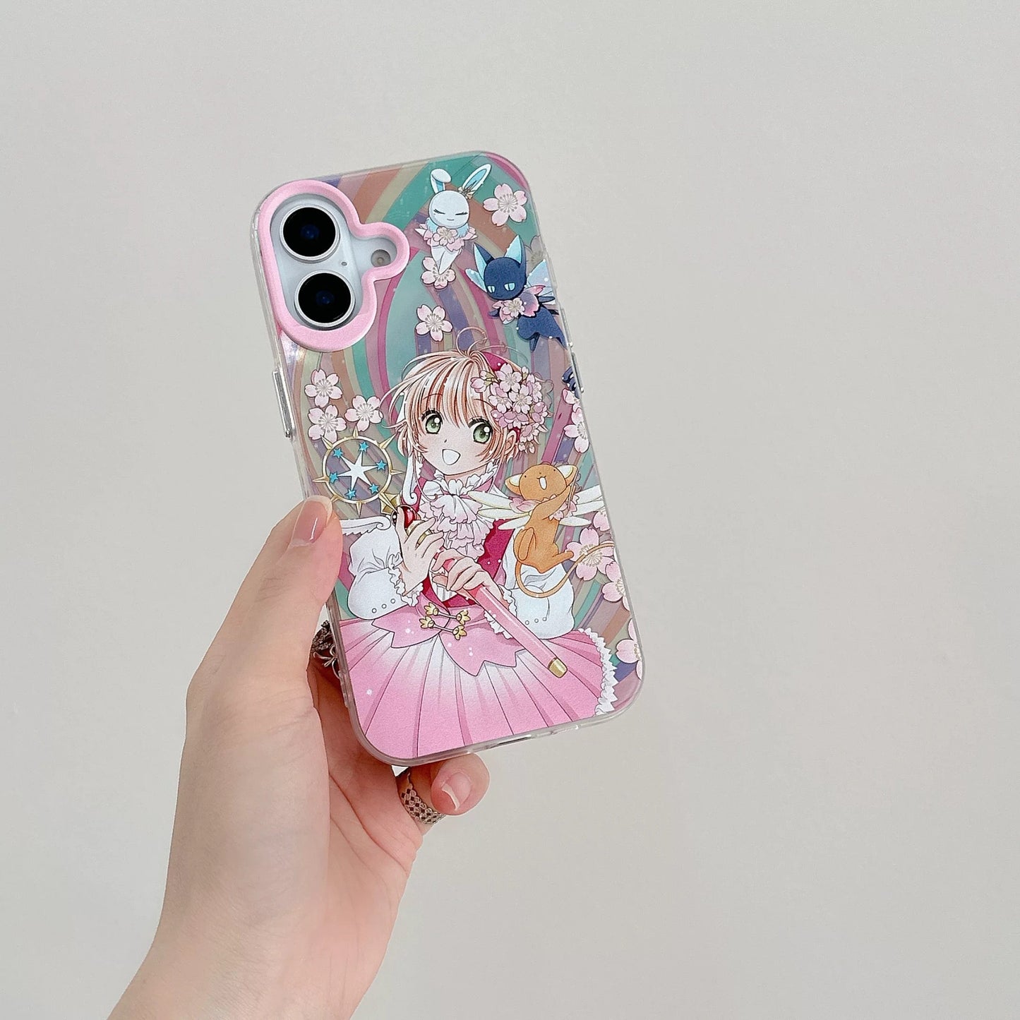 CardCaptorSakura Retro Comic Laser Case | Part 3 Cosplay Style Sakura - Phone Case Samsung Galaxy S26 S25 S24 S23 S22 S21 FE Ultra Edge