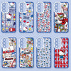 Japanese Cartoon Hello Kitty | Vintage Kitty Blue Version - Phone Case Samsung Galaxy S26 S25 S24 S23 S22 S21 FE Ultra Edge
