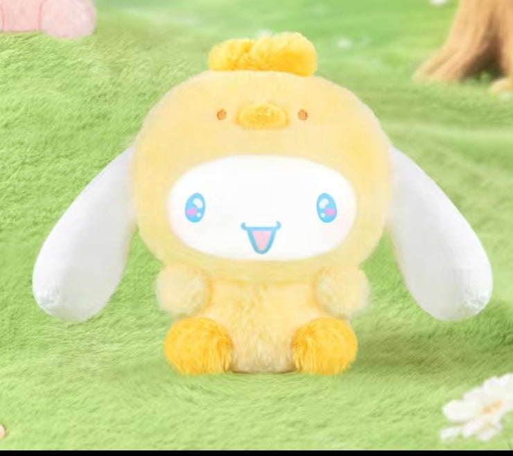 TOPTOY x Sanrio Cinnamoroll Animal Party Series Plush Pendant Blind Box – Kawaii Keychain Charm & Bag Accessory