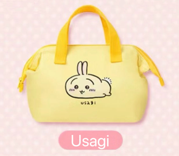 ChiiKawa X Miniso | ChiiKawa Hachiware Usagi Lunch Bag - Kawaii items Room Decoration KawaiiGiftLand