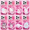 Japanese Cartoon Sanrio Romantic Valentine Angel Laser Case | Hello Kitty Little Twin Stars My Melody Kuromi Cinnamoroll Hangyodon Bad Badtz Maru Wish Me Mell 8 Styles - Phone Case Samsung Galaxy S26 S25 S24 S23 S22 S21 FE Ultra Edge