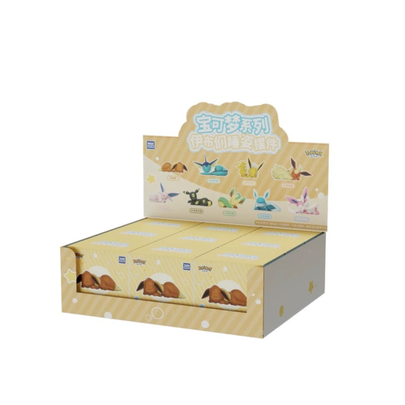 Japan Cartoon Pokemon Casual Time Eevee Evolution Series | Eevee Vaporeon Jolteon Flareon Espeon Umbreon Leafeon Glaceon Sylveon - Evolve Anime Collectable Toys Mystery Blind Box