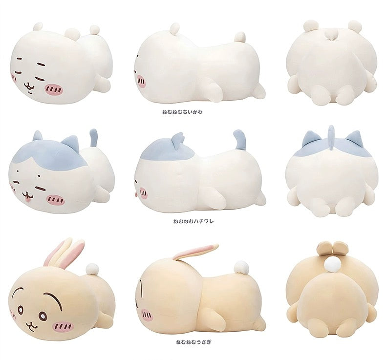 Japan ChiiKawa Laydown Giant Plush Doll | ChiiKawa Hachiware Usagi - 43cm Plush Doll Kawaii items Room Decoration doll KawaiiGiftLand
