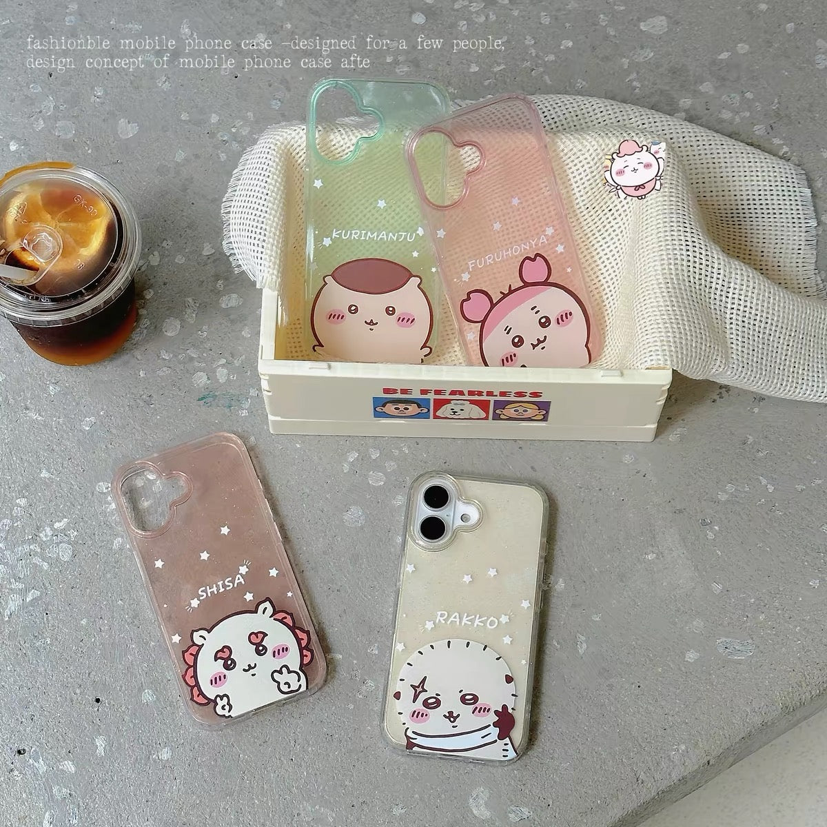 Japanese Cartoon ChiiKawa Gittler Colour Clear Case | Say Hi Kurimanju Rakko Shisa Furuhonya - Phone Case Samsung Galaxy S26 S25 S24 S23 S22 S21 FE Ultra Edge