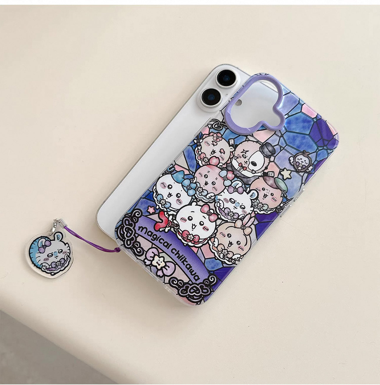 Japanese Cartoon Chiikawa Group | Magic Girl & Party Group - iPhone Case 7 8 PLUS SE2 XS XR X 11 12 13 14 15 16 16e Pro Promax 12mini 13mini KawaiiGiftLand
