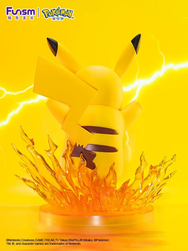 Pokemon Characters Figure 17cm Pikachu Thunderbolt - Toy Collection KawaiiGiftLand