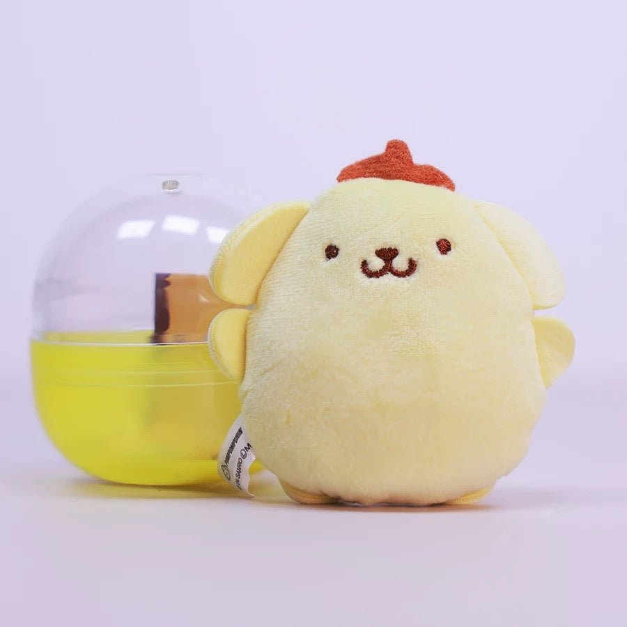 Japan YUMEYA Sanrio Characters Part 5 Plush Keychain | Pompompurin - Full Set of 4 KawaiiGiftLand