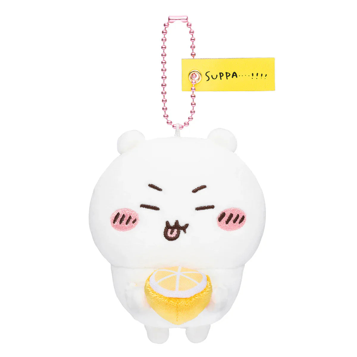 Japan ChiiKawa | ChiiKawa Hachiware Usagi Eating Lemon Plush Doll Keychain Kawaii items Room Decoration doll KawaiiGiftLand