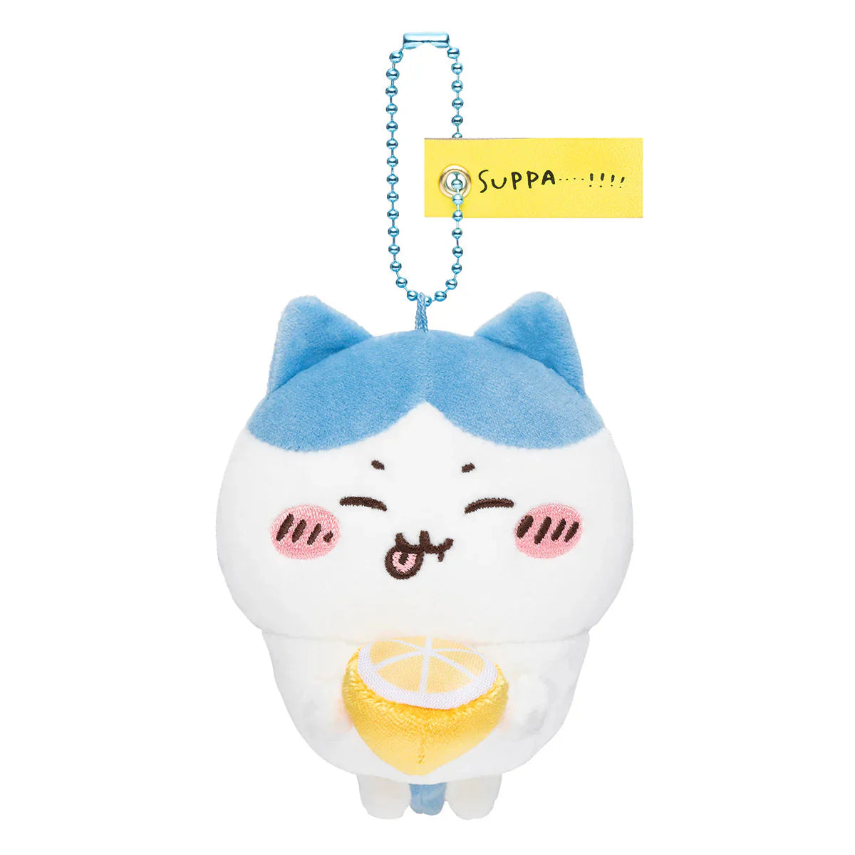 Japan ChiiKawa | ChiiKawa Hachiware Usagi Eating Lemon Plush Doll Keychain Kawaii items Room Decoration doll KawaiiGiftLand