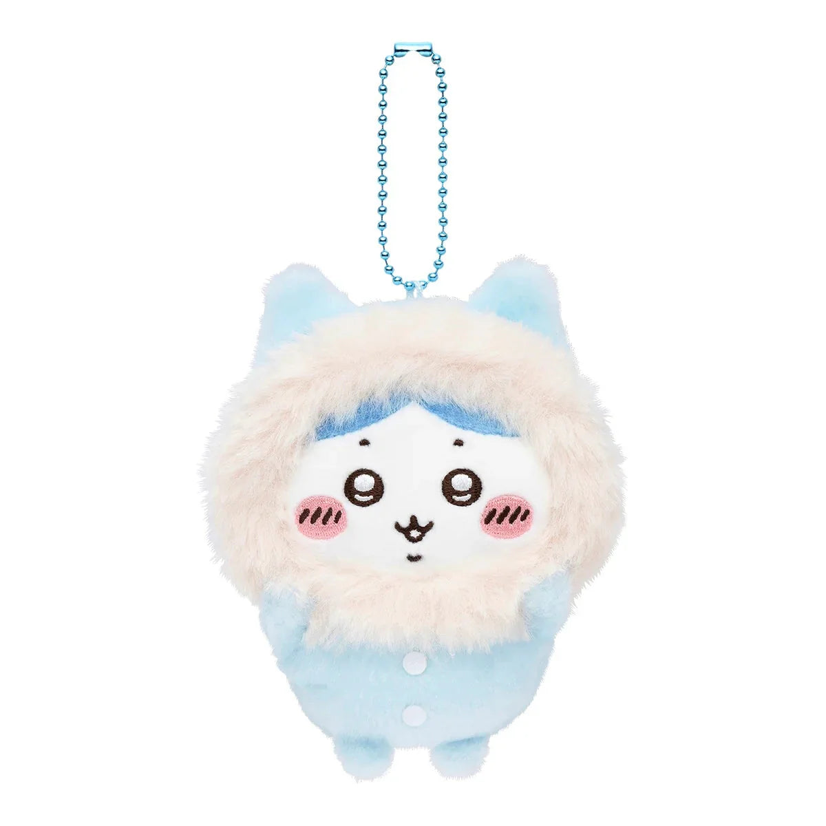 Japan ChiiKawa | ChiiKawa Hachiware Usagi Winter Furry Coat Plush Doll Keychain Kawaii items Room Decoration doll KawaiiGiftLand