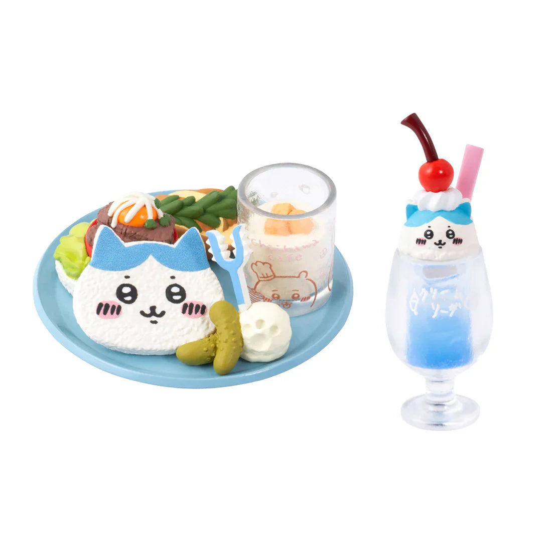 Japan Chiikawa Miniature Serise | Chiikawa Cafe Mini Figure Collection (8 types) 8Pack BOX - Kawaii Miniature World Doll Room - KawaiiGiftLand