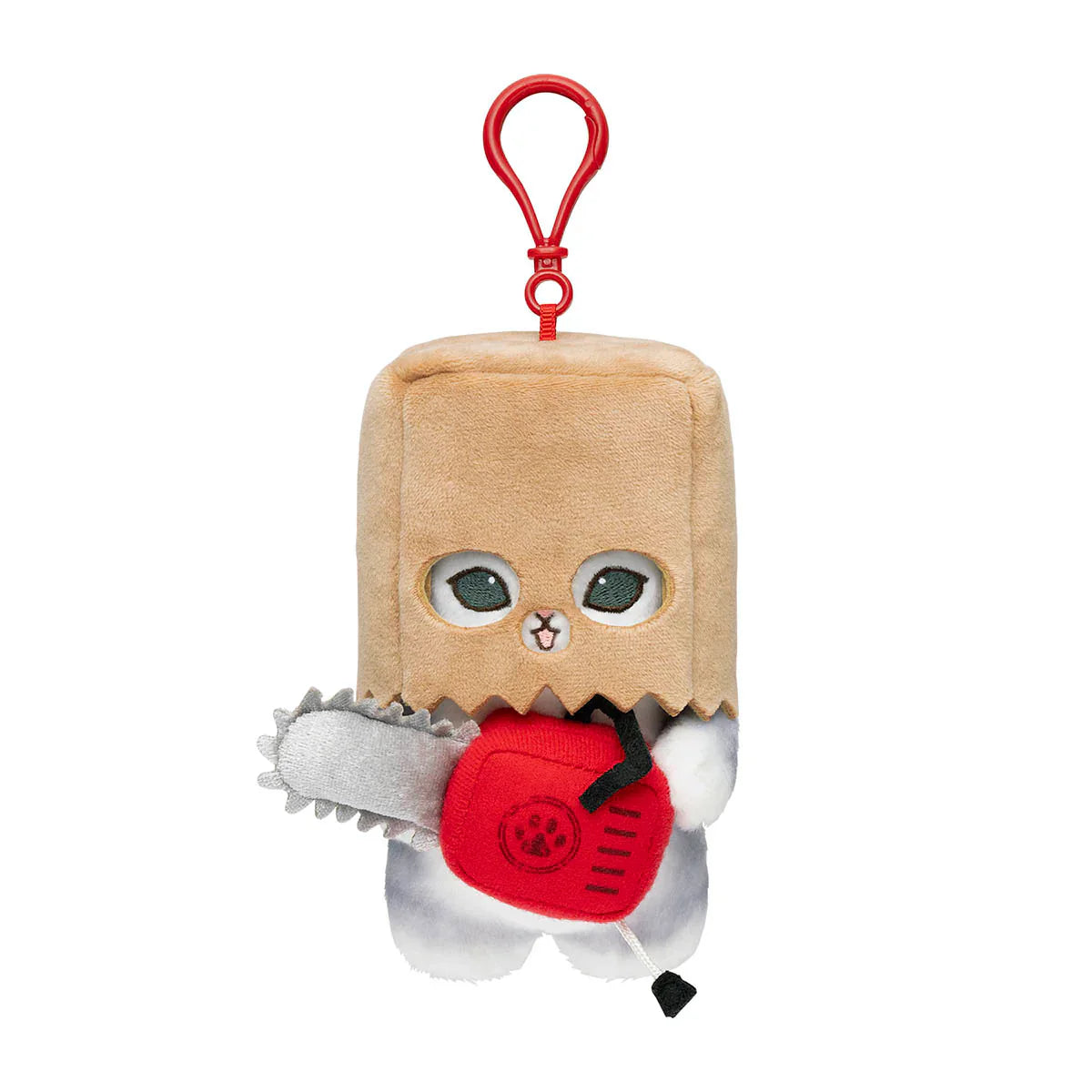 Japan Mofusand | Mofusand Cat Mischievous Chainsaw Meow Cute Plush Doll Vibrating Keychain - Kawaii items Room Decoration Doll