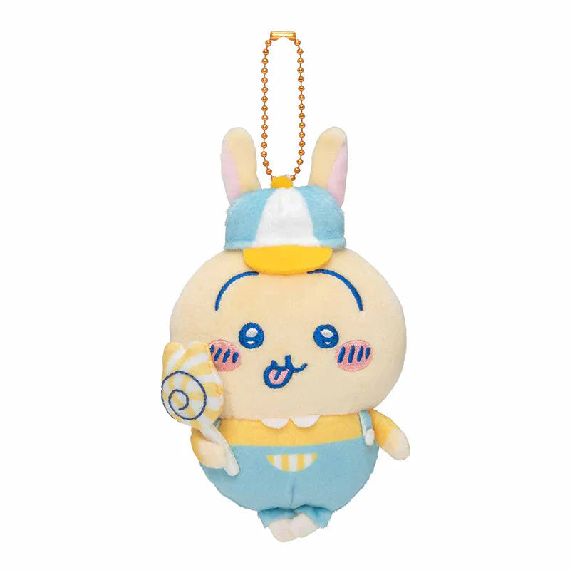 Japan ChiiKawa Amusement Park Series | ChiiKawa Hachiware Usagi Momonga - Mini Plush Doll keychain KawaiiGiftLand