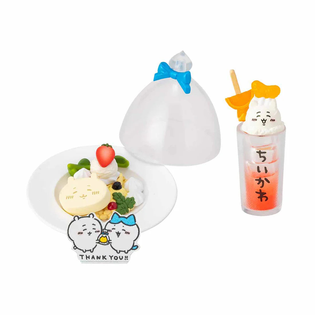 Japan Chiikawa Miniature Serise | Chiikawa Chinese Restaurant Mini Figure Collection (8 types) 8Pack BOX - Kawaii Miniature World Doll Room - KawaiiGiftLand
