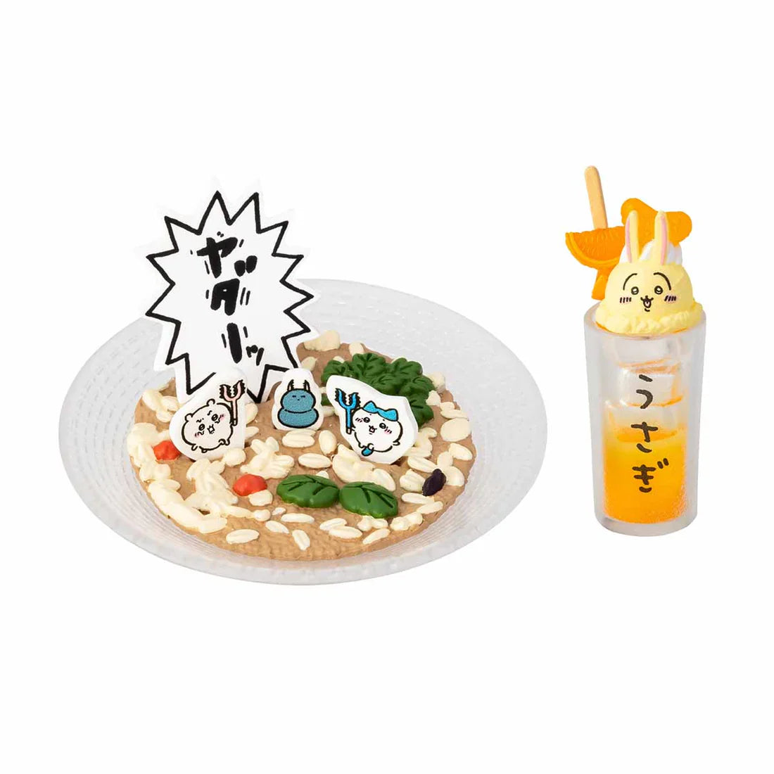 Japan Chiikawa Miniature Serise | Chiikawa Chinese Restaurant Mini Figure Collection (8 types) 8Pack BOX - Kawaii Miniature World Doll Room - KawaiiGiftLand