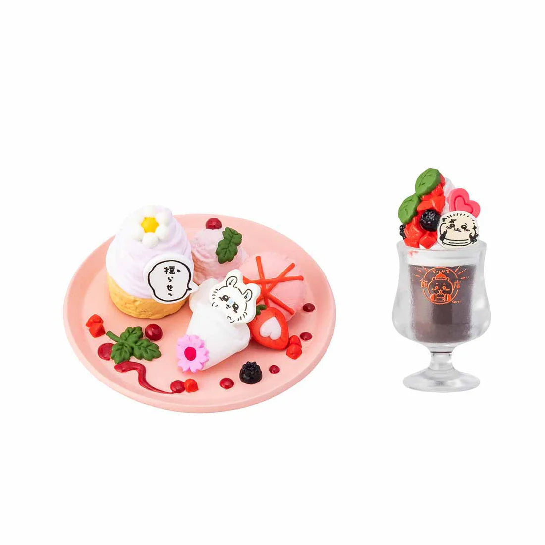 Japan Chiikawa Miniature Serise | Chiikawa Chinese Restaurant Mini Figure Collection (8 types) 8Pack BOX - Kawaii Miniature World Doll Room - KawaiiGiftLand