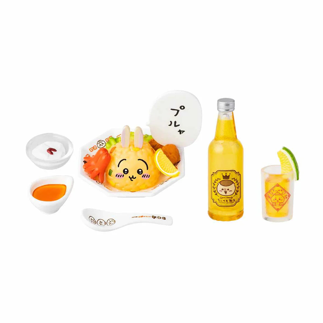 Japan Chiikawa Miniature Serise | Chiikawa Chinese Restaurant Mini Figure Collection (8 types) 8Pack BOX - Kawaii Miniature World Doll Room - KawaiiGiftLand