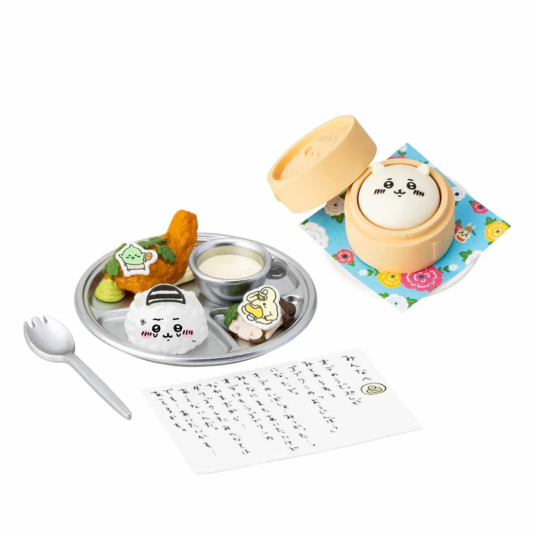 Japan Chiikawa Miniature Serise | Chiikawa Chinese Restaurant Mini Figure Collection (8 types) 8Pack BOX - Kawaii Miniature World Doll Room - KawaiiGiftLand